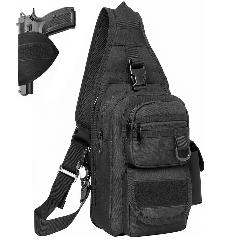 Concealed Carry Pistol Gun Bag - огляд і ціна Edc Concealed Carry Sling Bag