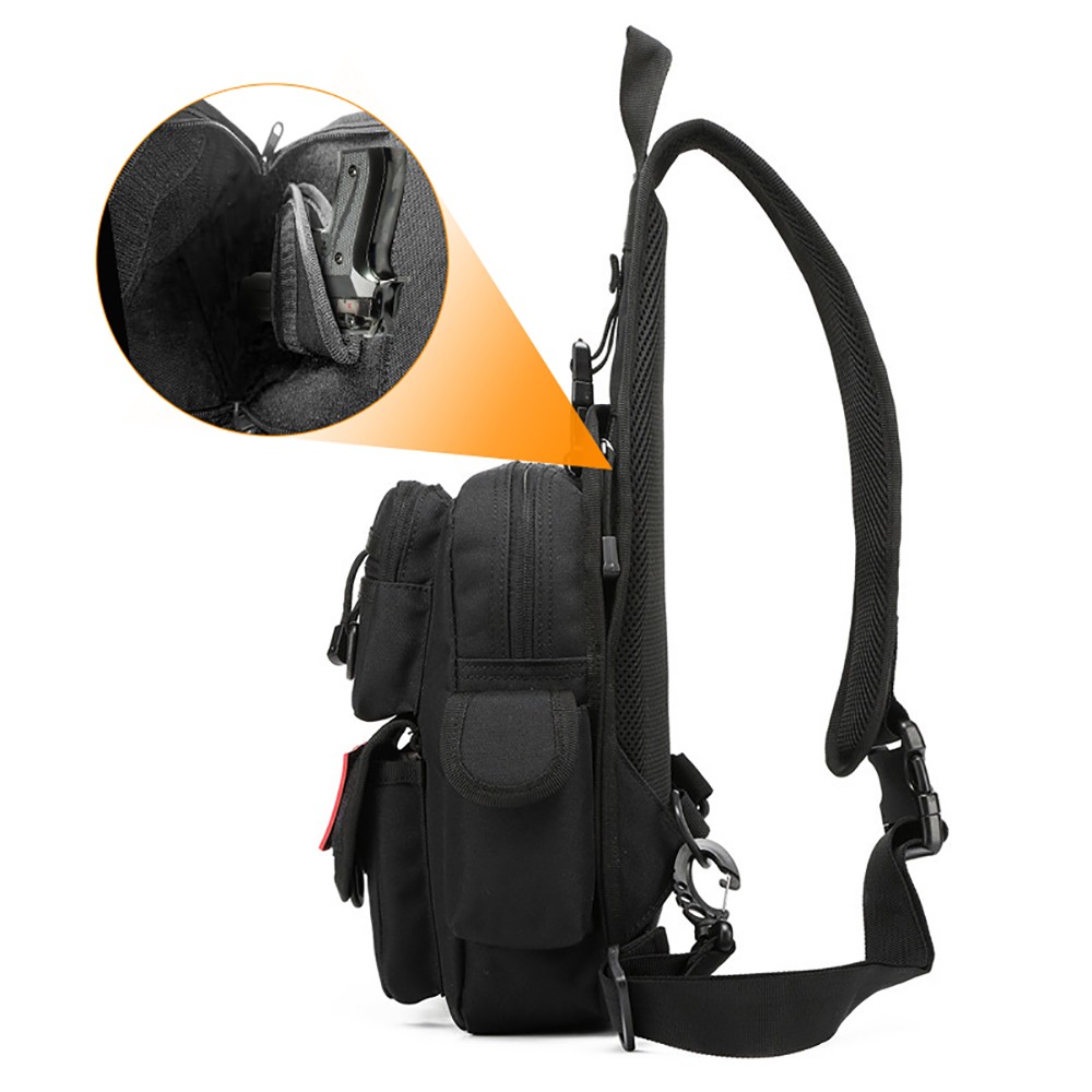 Concealed Carry Pistol Gun Bag - огляд і ціна Edc Concealed Carry Sling Bag